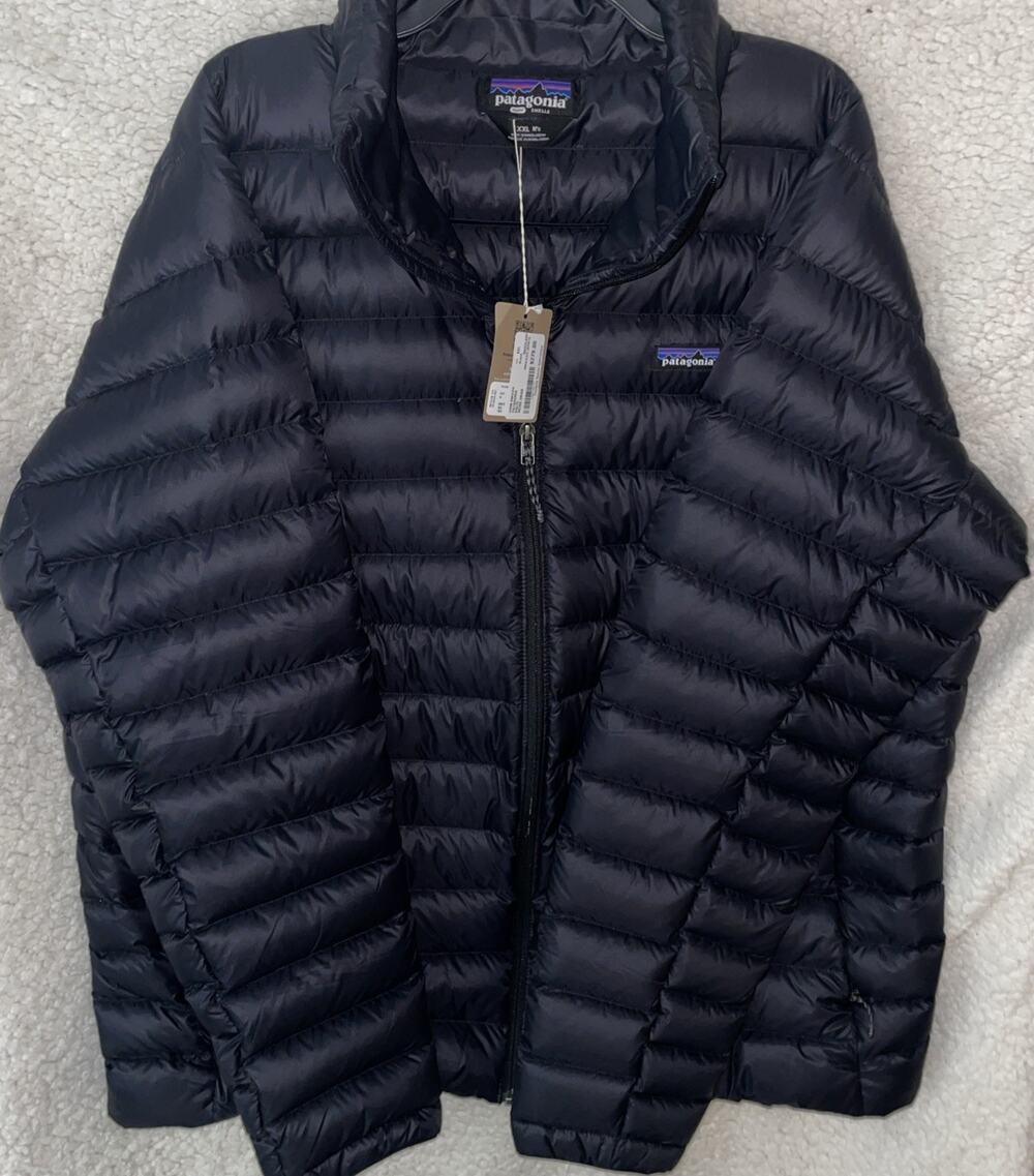 Patagonia Men's DOWN SWEATER Jacket Coat Black Sz XXL NWT $289